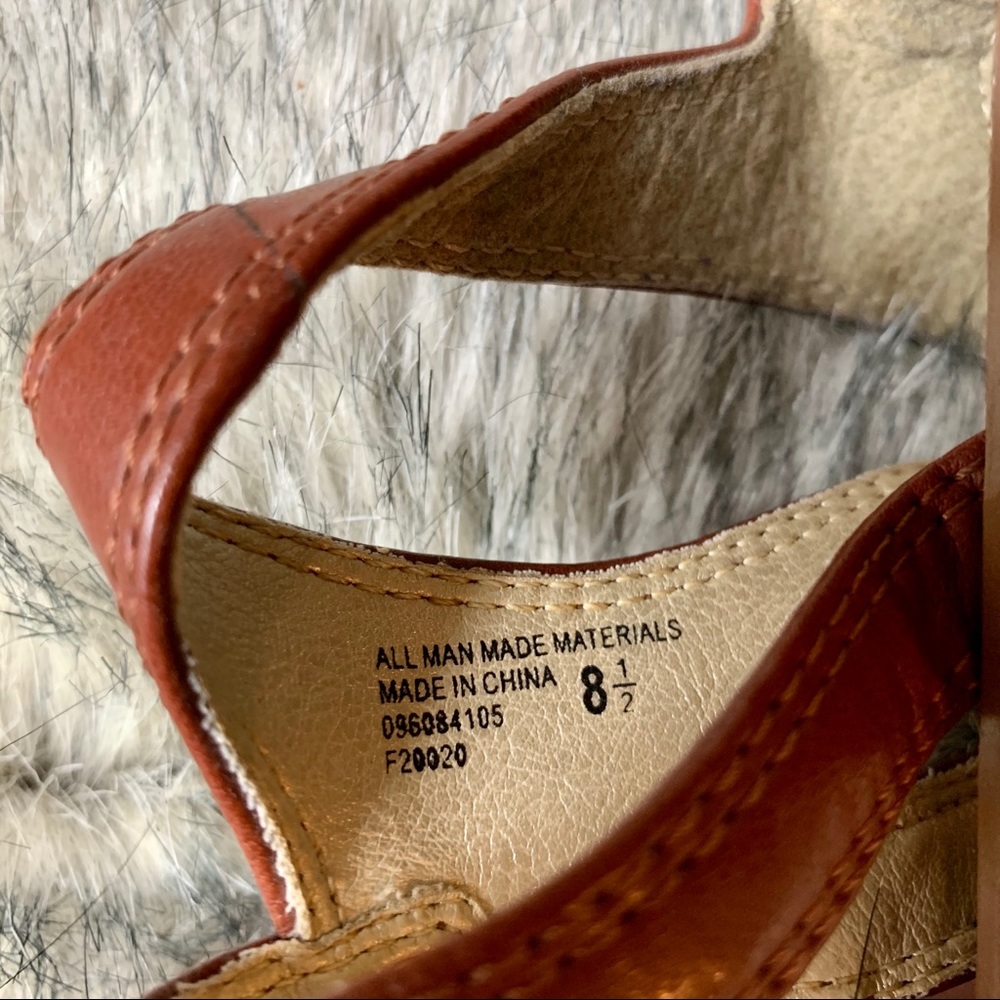 Mossimo | Cognac Strappy Thong Sandals - Picture 4 of 8